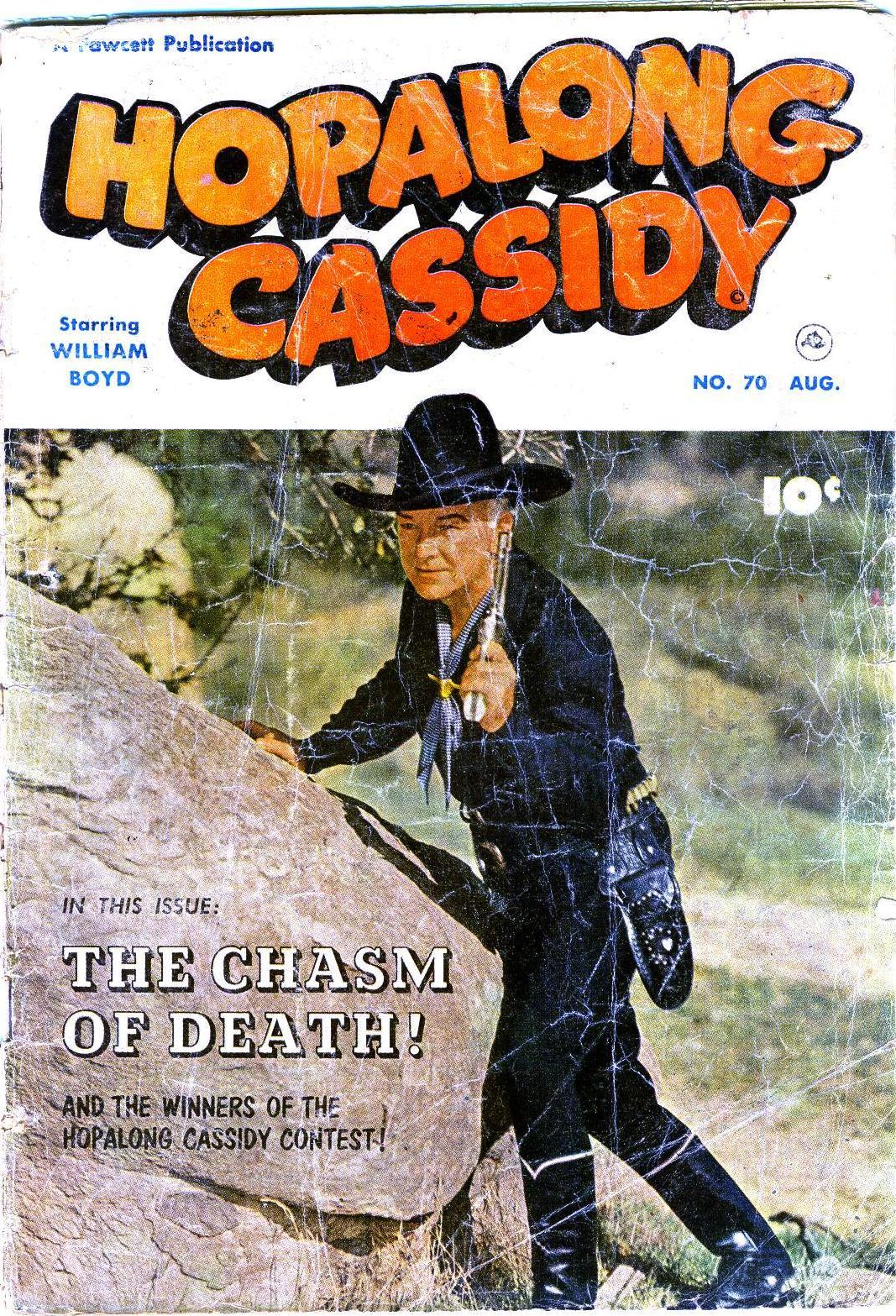 Hopalong Cassidy Number 70 Western Comic Book