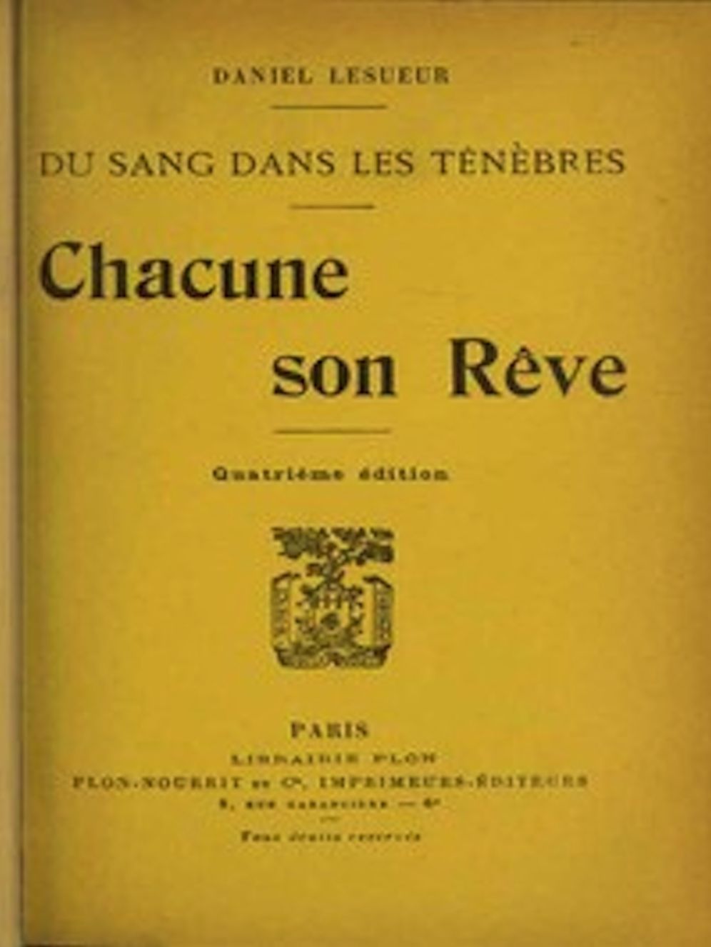 Chacune son R&ecirc;ve