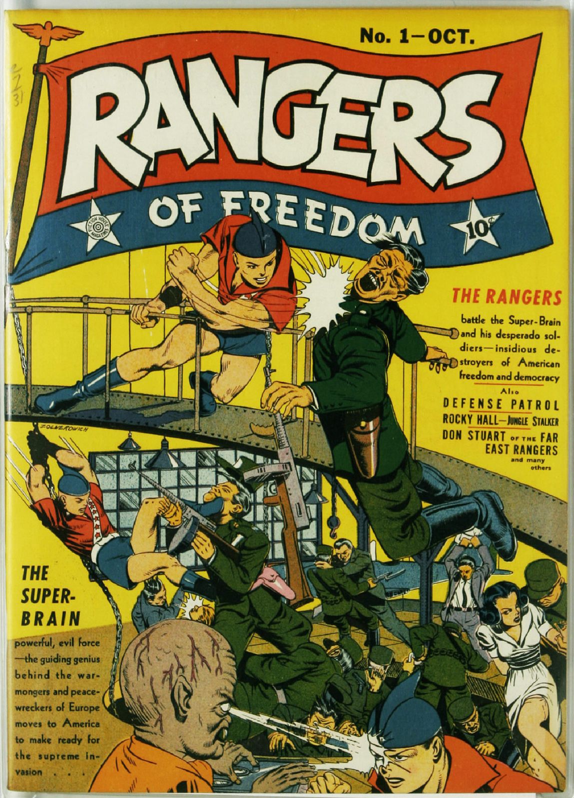 Rangers Of Freedom Number 1 Action Comic Book