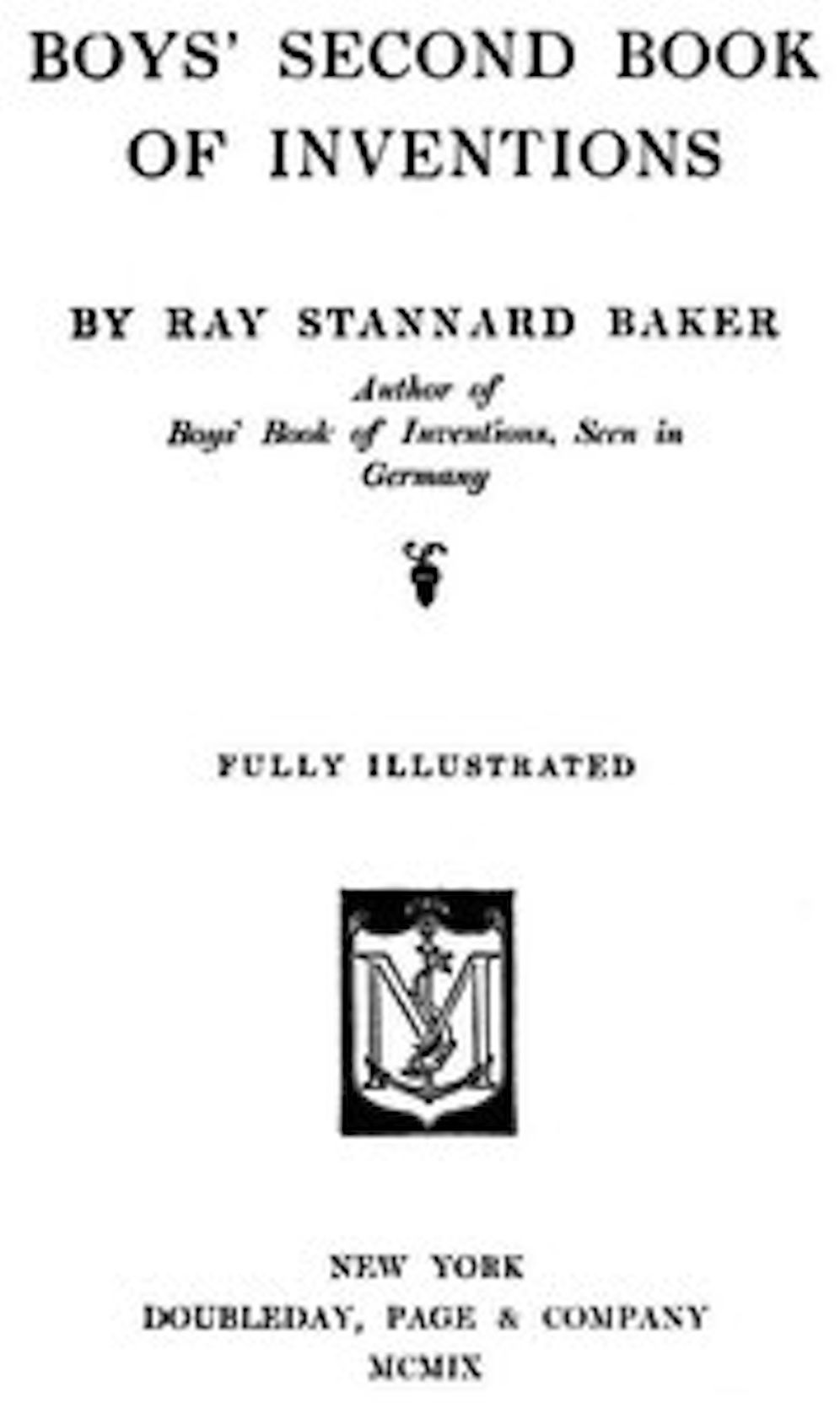 Boys' Second Book of Inventions (Illustrated)