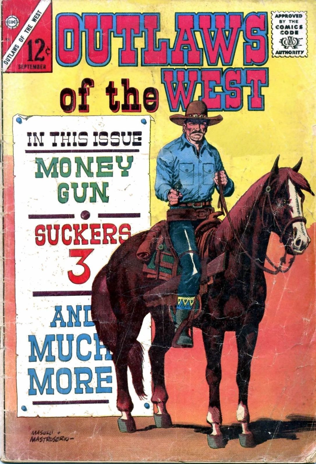 Outlaws Of The West Number 55 Western Comic Book