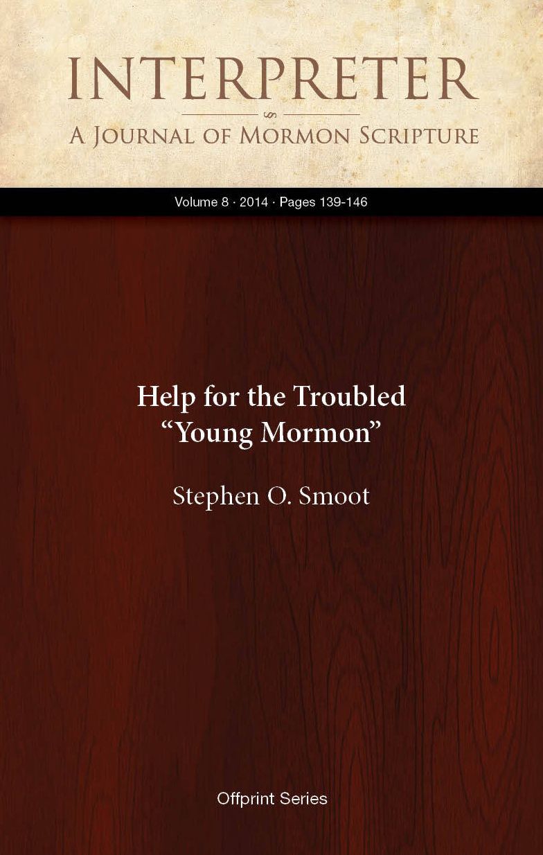 Help for the Troubled “Young Mormon”