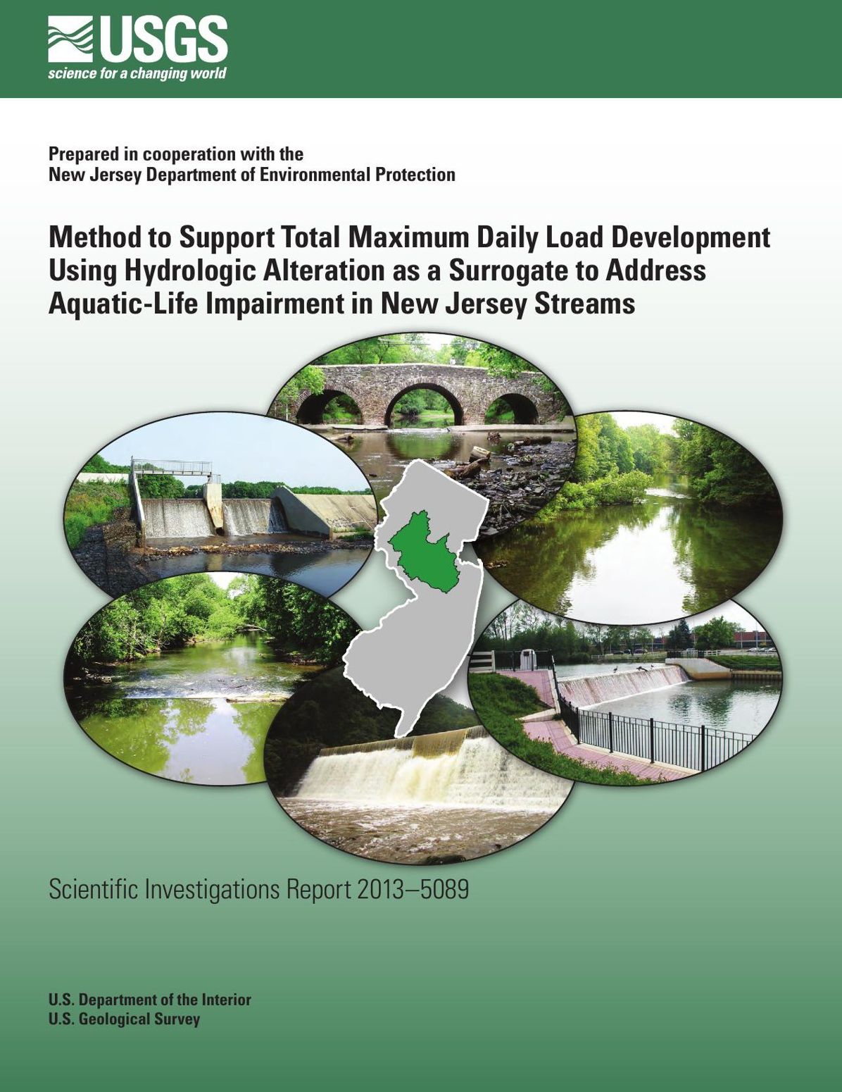 Method to Support Total Maximum Daily Load Development Using Hydrologic Alteration as a Surrogate to Address Aquatic-Life Impairment in New Jersey Streams