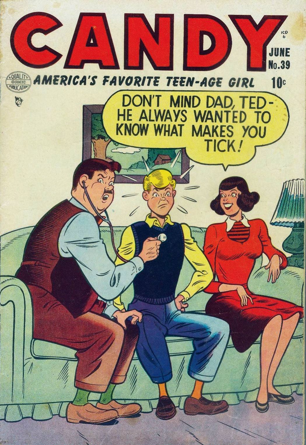 Candy Number 39 Teen Comic Book