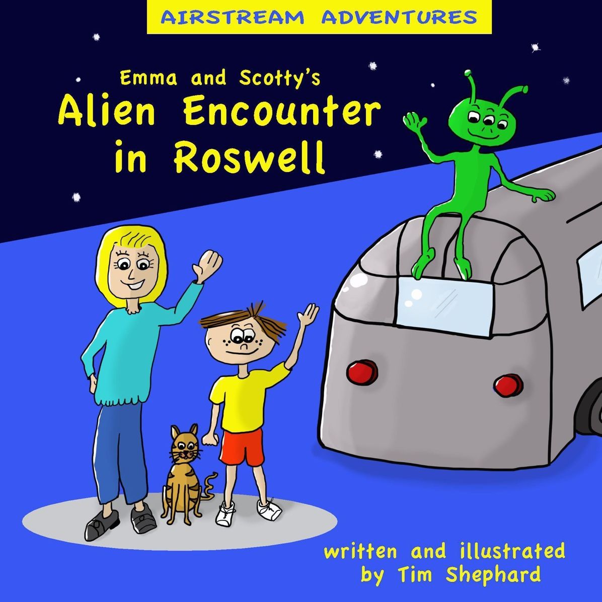 Airstream Adventures: Emma and Scotty's Alien Encounter in Roswell