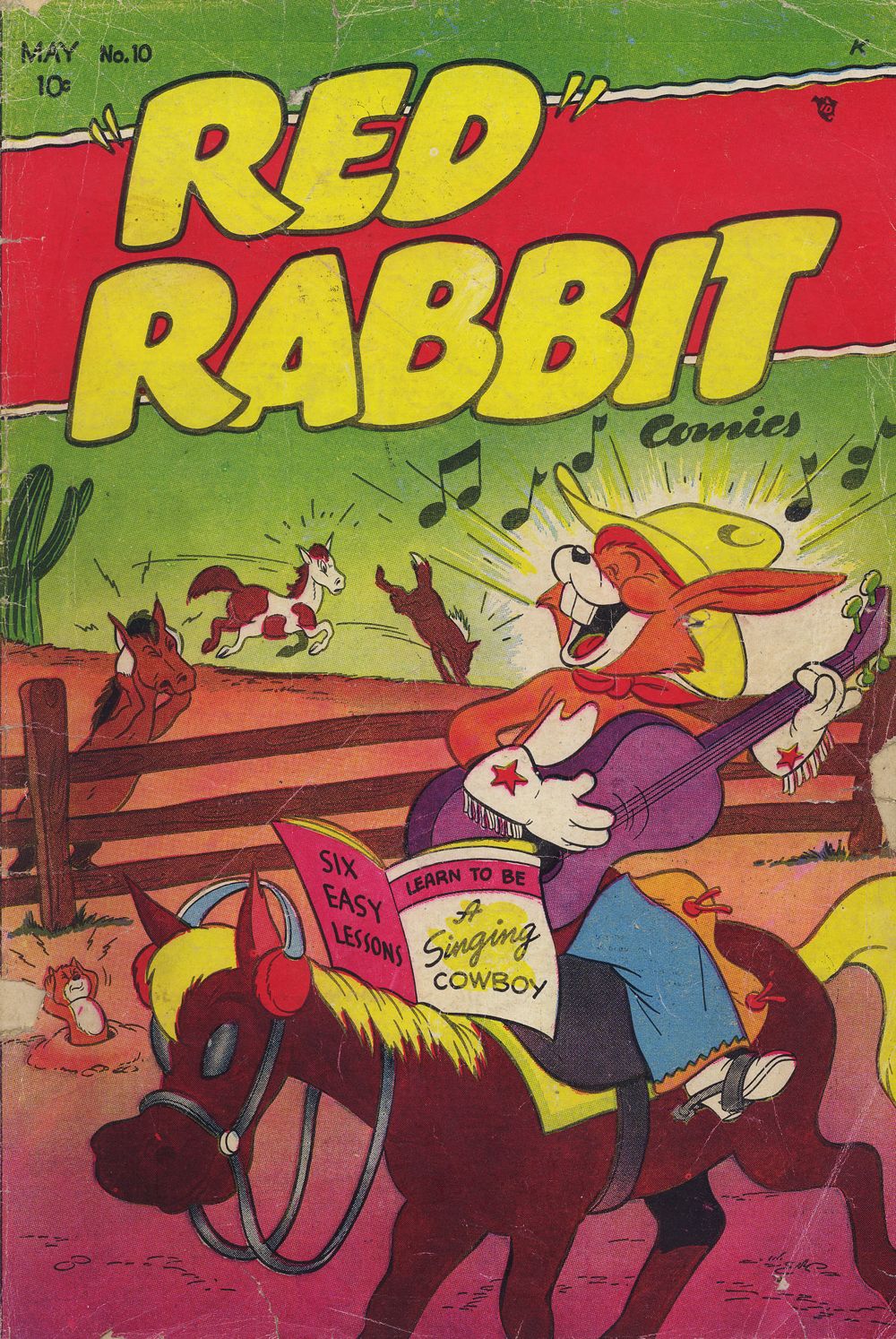 Red Rabbit Number 10 Childrens Comic Book