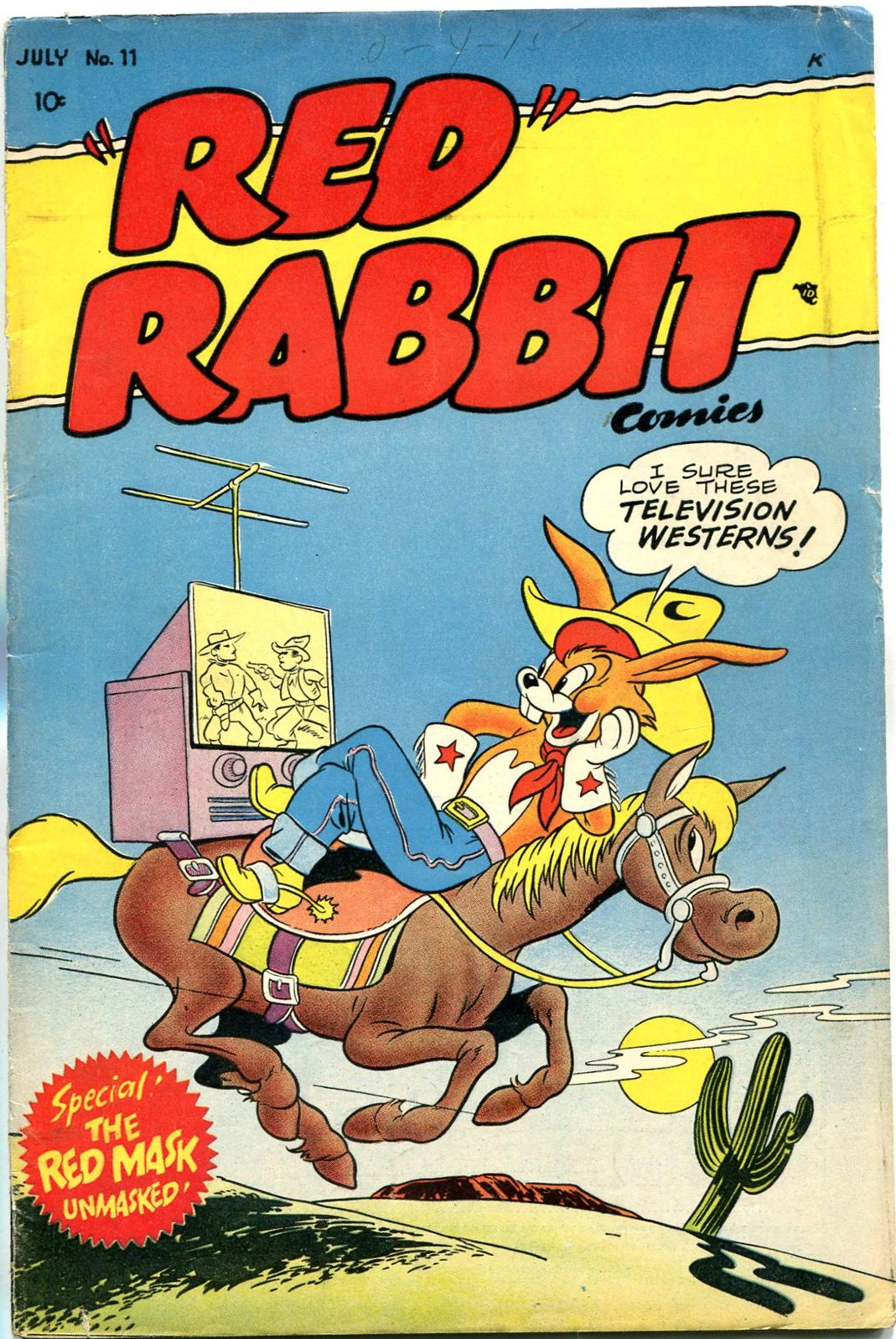 Red Rabbit Number 11 Childrens Comic Book