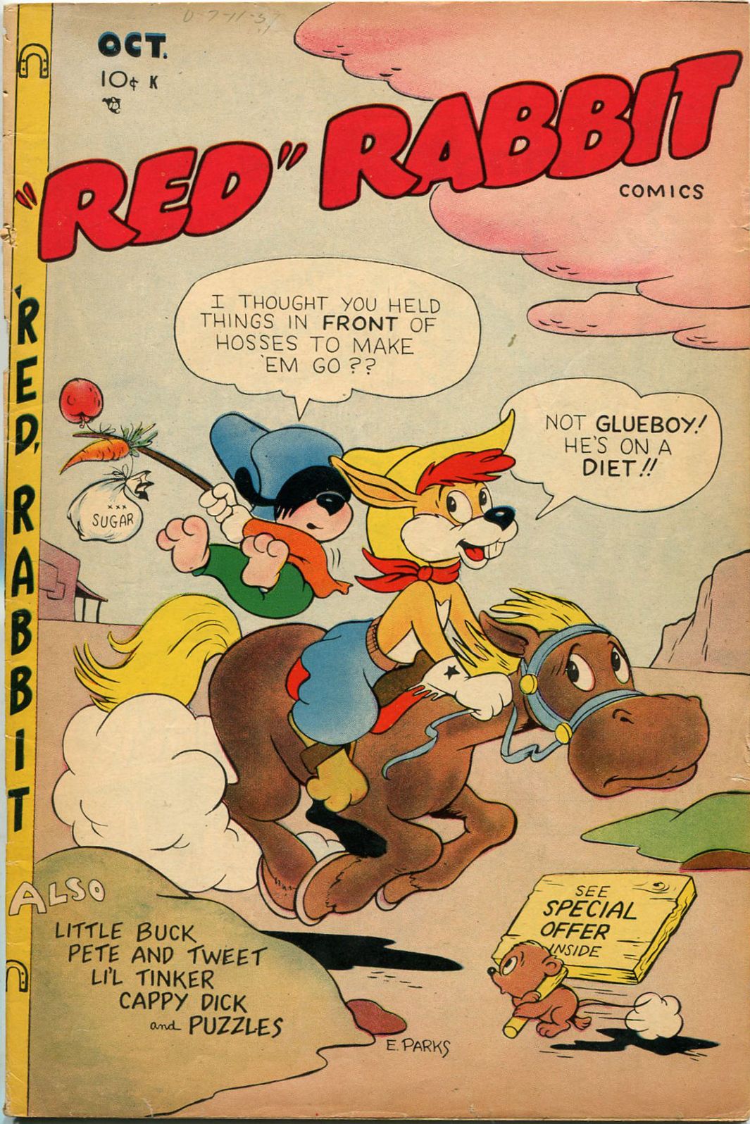 Red Rabbit Number 22 Childrens Comic Book