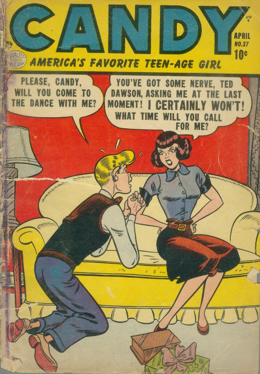 Candy Number 37 Teen Comic Book
