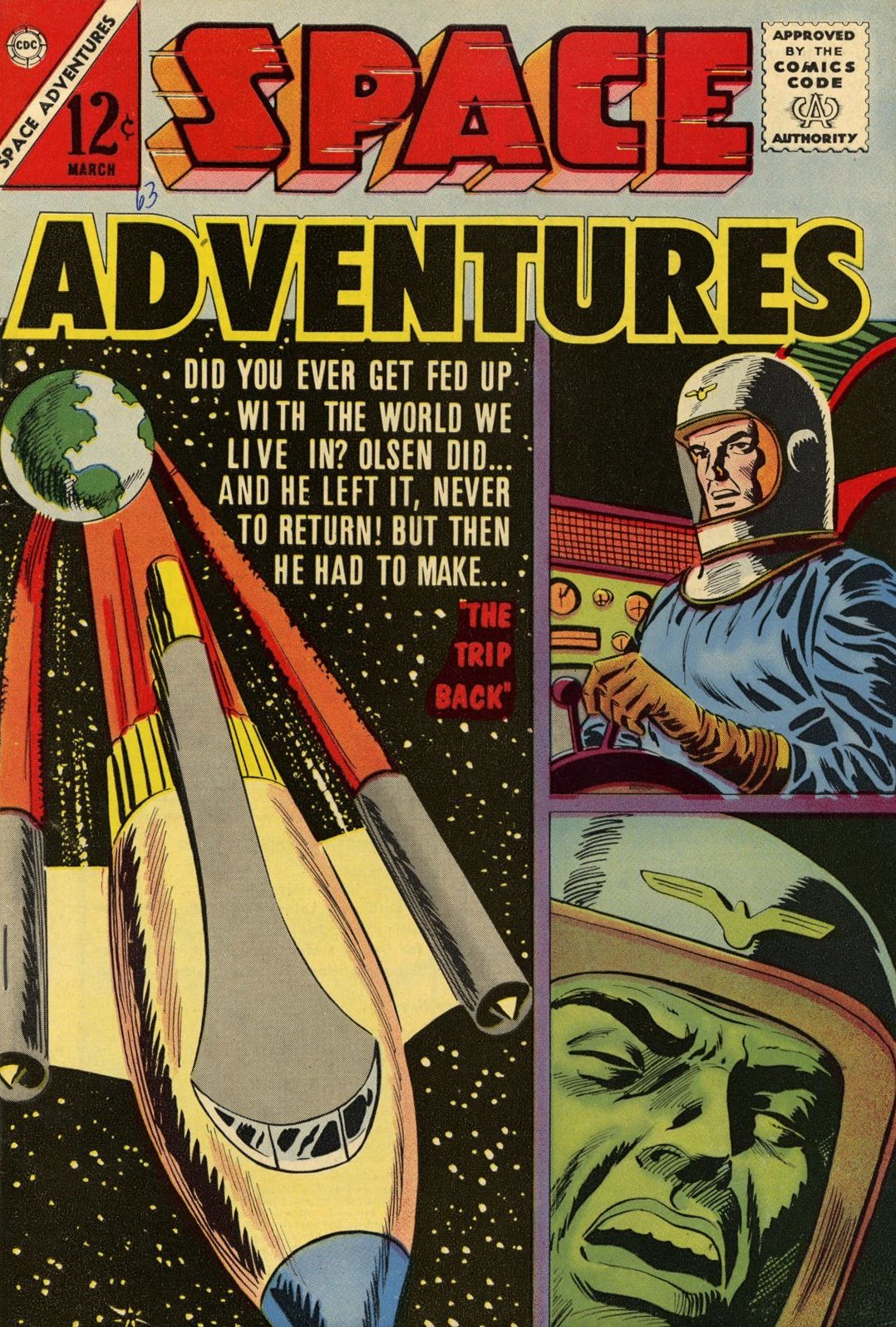 Space Adventures Number 50 Science Fiction Comic Book