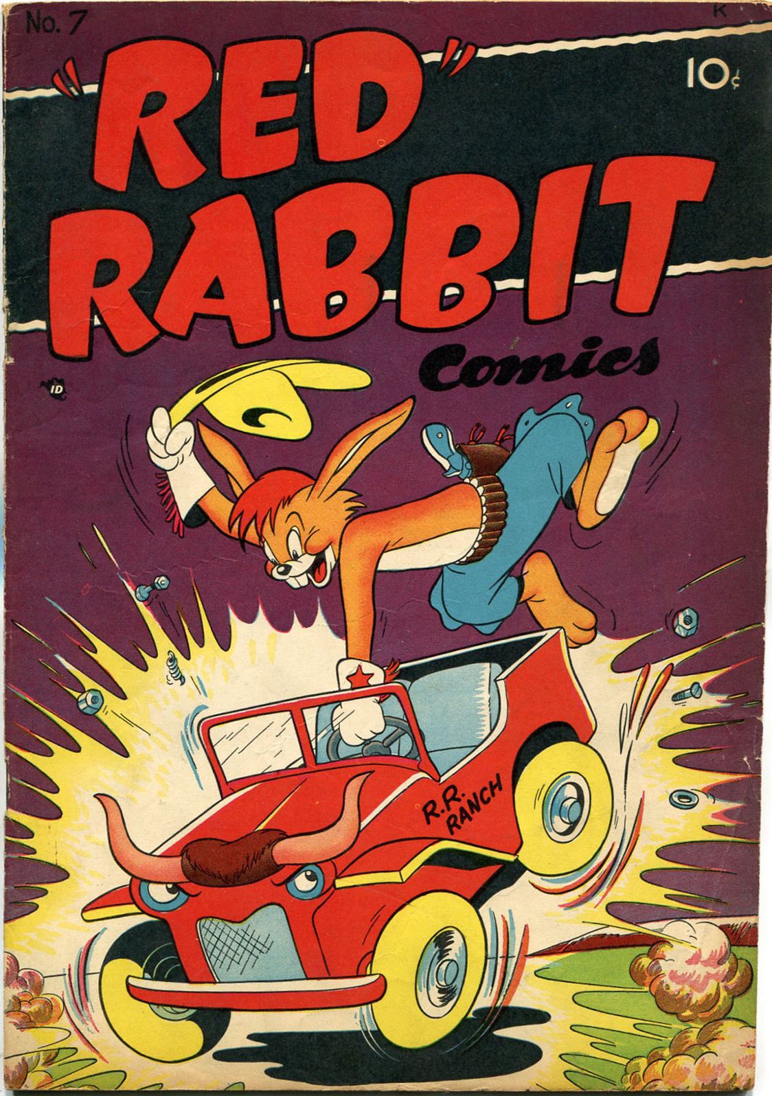 Red Rabbit Number 7 Childrens Comic Book