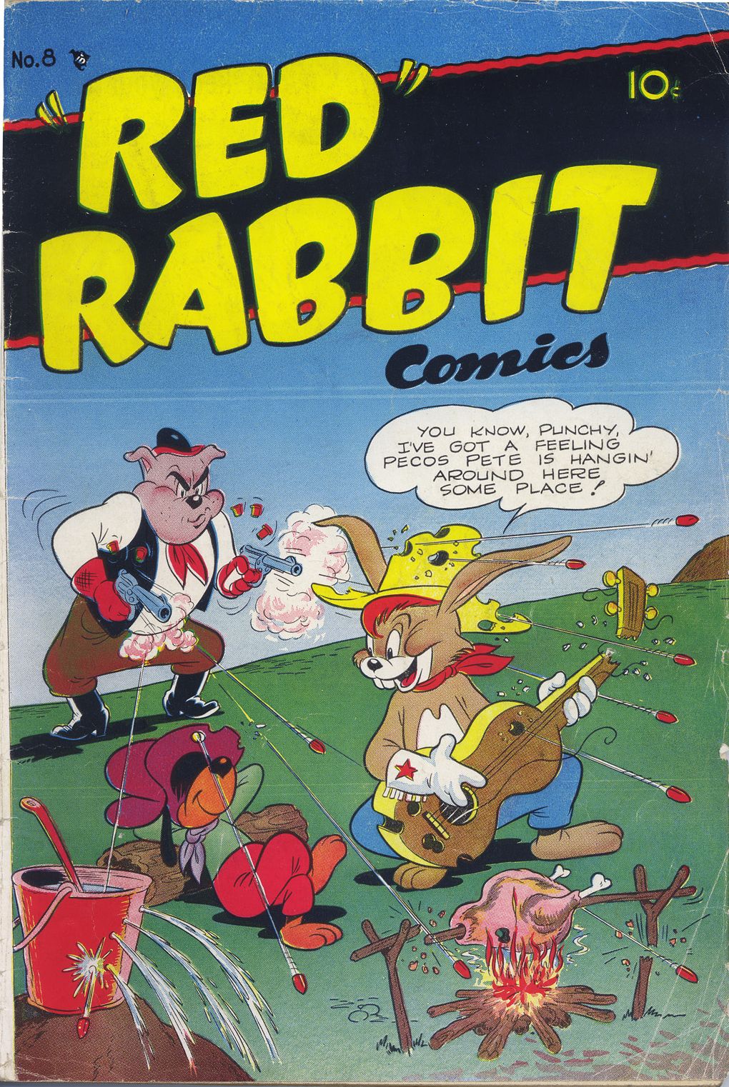 Red Rabbit Number 8 Childrens Comic Book