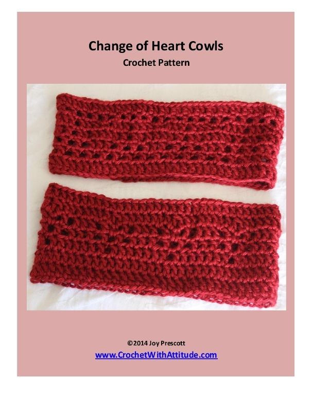 Change of Heart Cowls Scarf Crochet Pattern