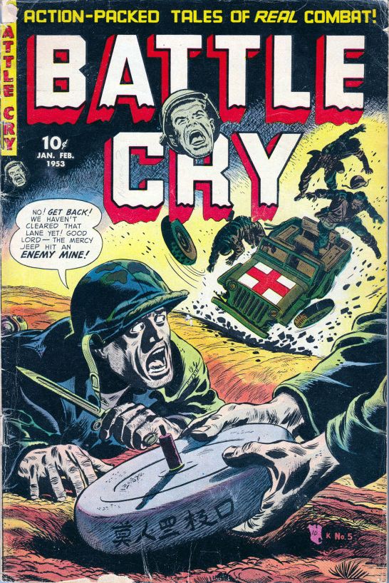 Battle Cry Number 5 War Comic Book