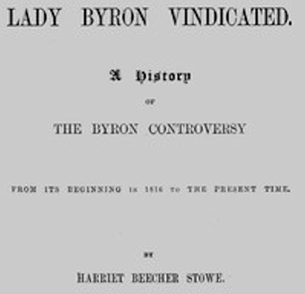 Lady Byron Vindicated