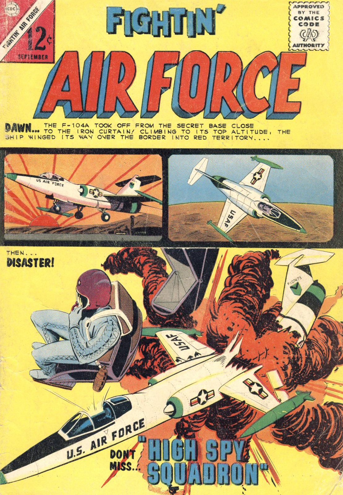 Fightin Air Force Number 45 War Comic Book
