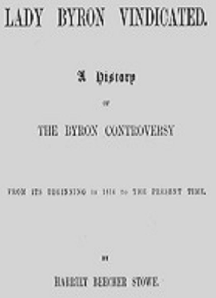 Lord Byron Vindicated