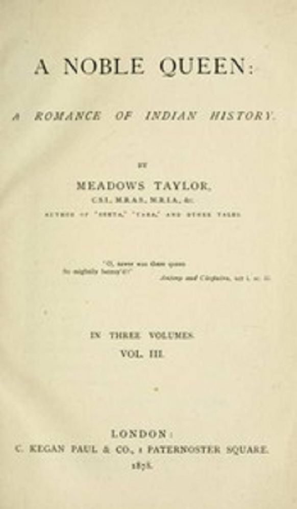 A Noble Queen: A Romance of Indian History