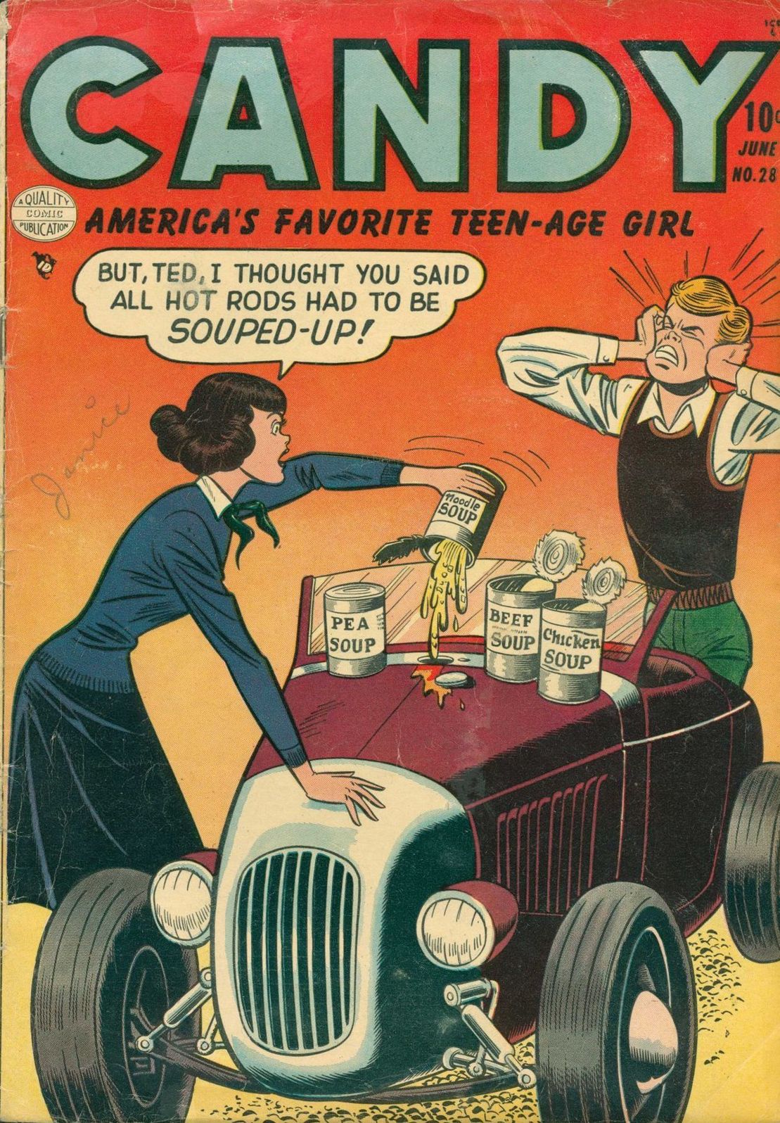 Candy Number 28 Teen Comic Book