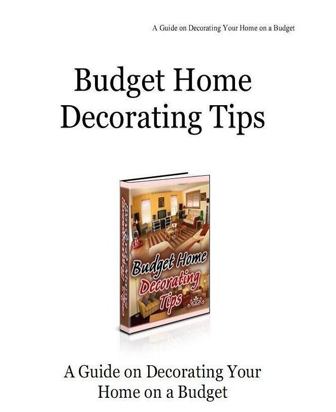 Best Key To Budget Home DecoratingTips - Don't waste tons of money on a professional interior decorator... Instead, grab the only source of quality information for doing it yourself for pennies on the dollar!