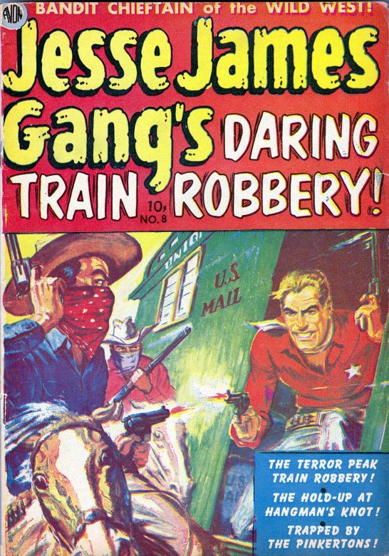 Jesse James Number 8 Western Comic Book