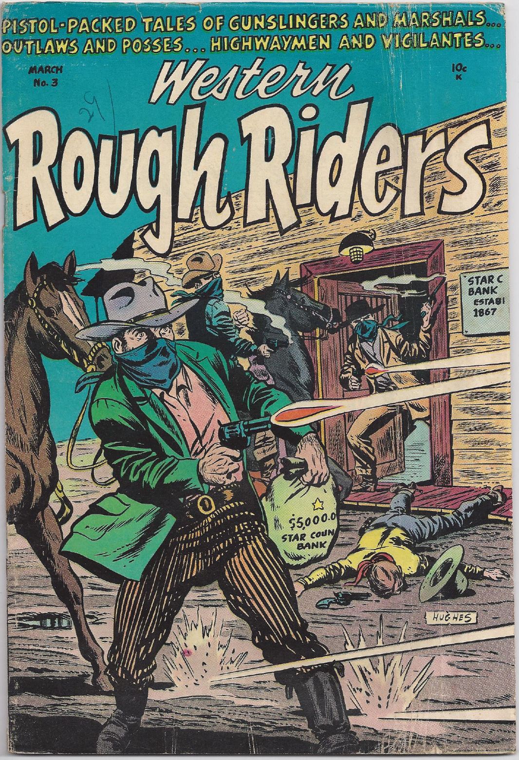 Western Rough Riders Number 3 Comic Book