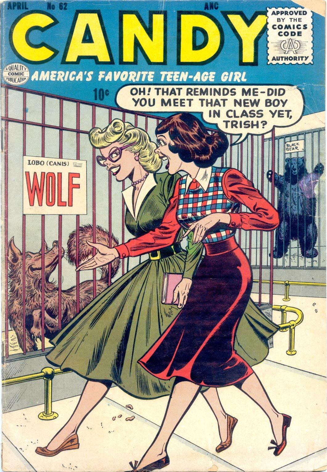 Candy Number 62 Teen Comic Book