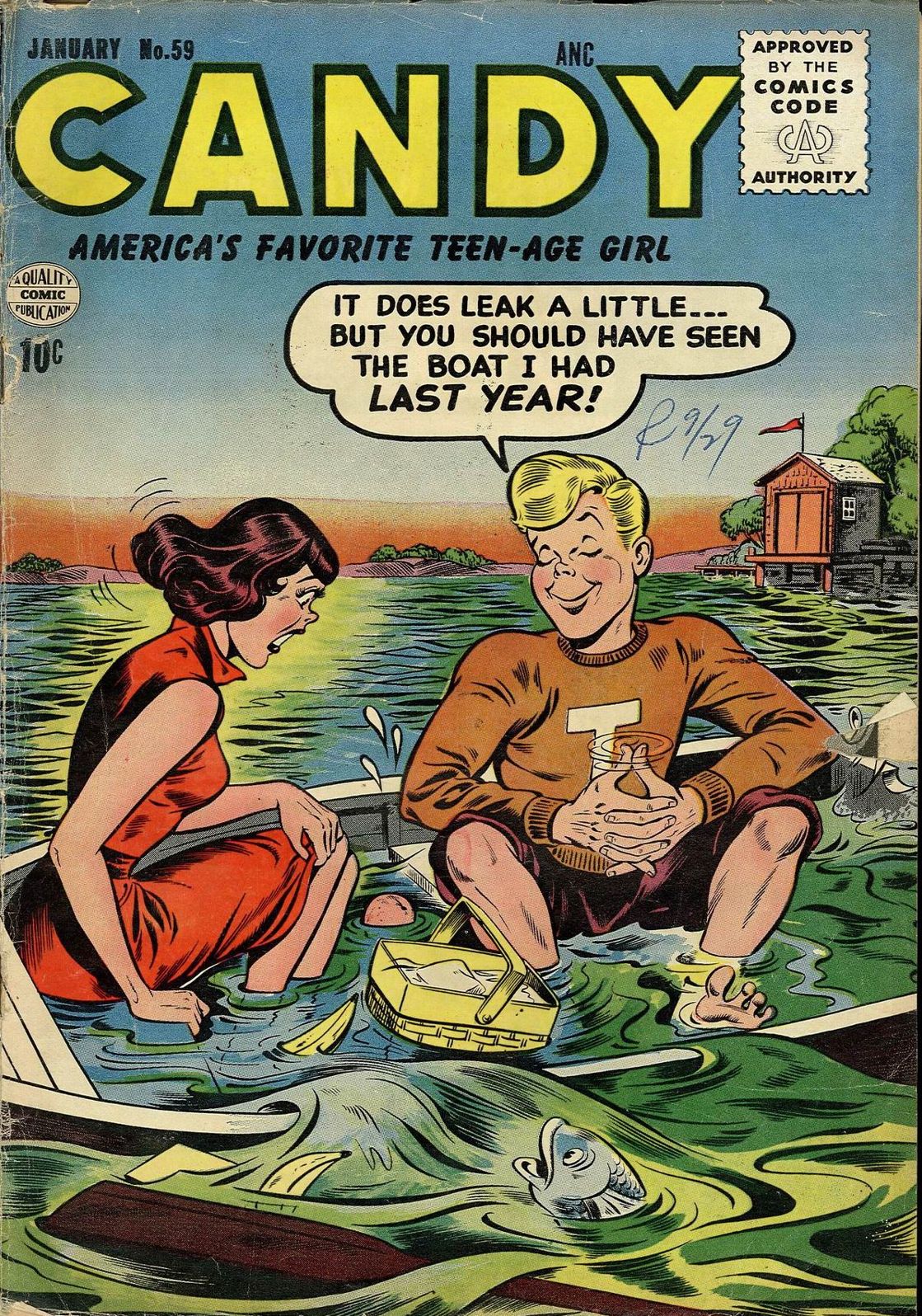 Candy Number 59 Teen Comic Book