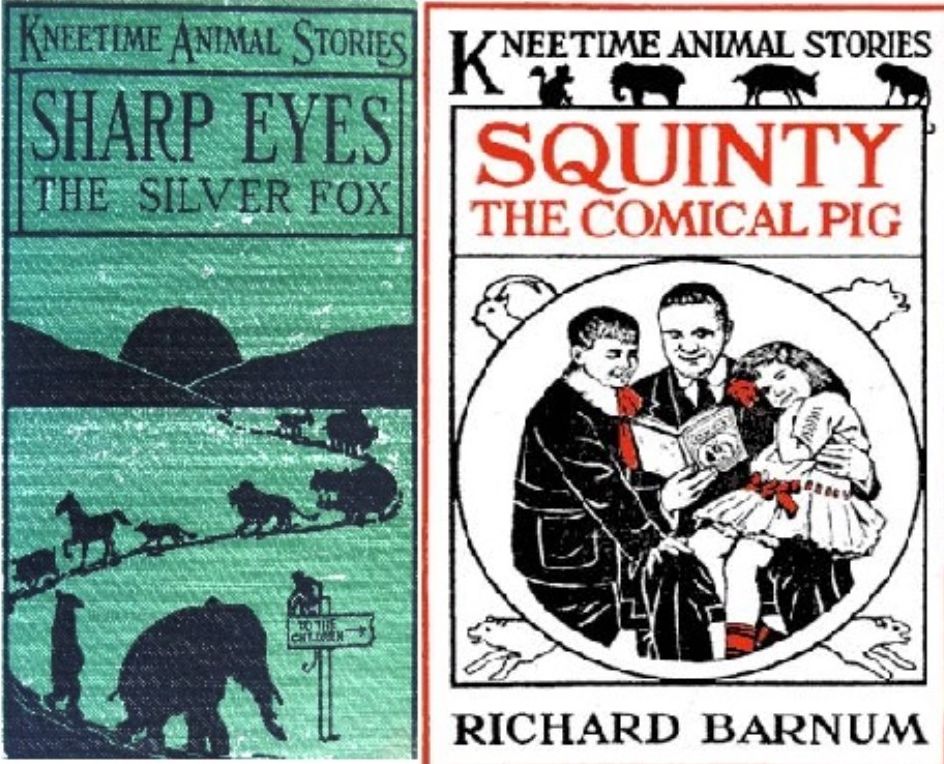 Sharp Eyes, The Silver Fox PLUS Squinty the Comical Pig ~ Illustrated Version