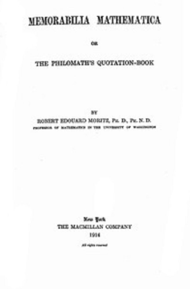 Memorabilia Mathematica