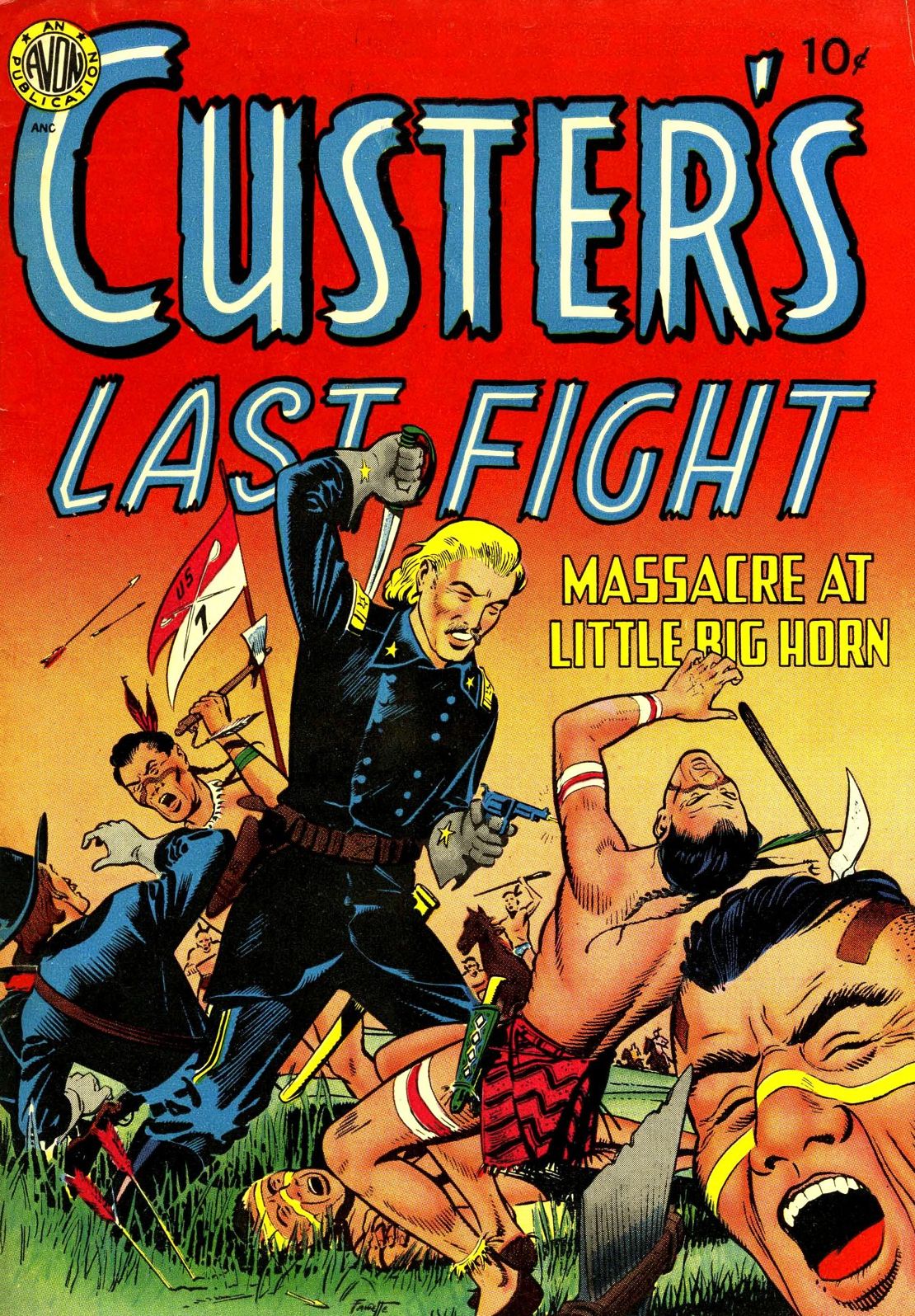 Custer's Last Fight Western Comic Book