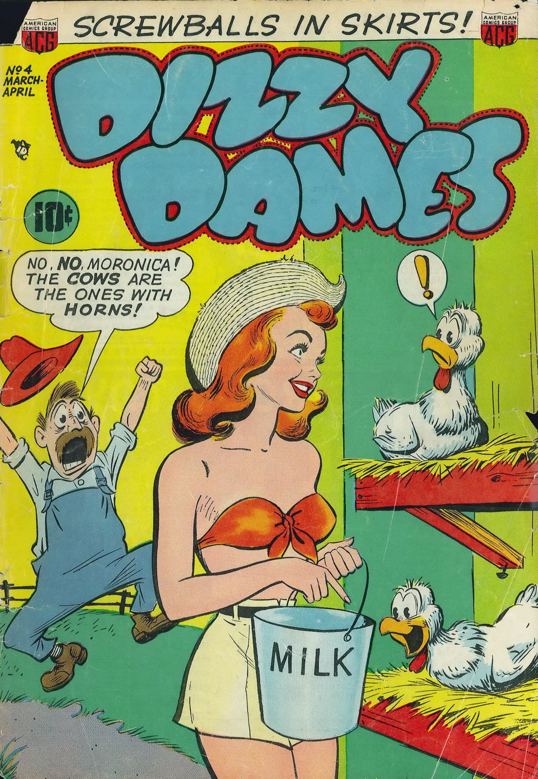 Dizzy Dames Number 4 Humor Comic Book