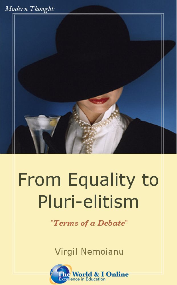 From Equality to Pluri-elitism: Terms of a Debate