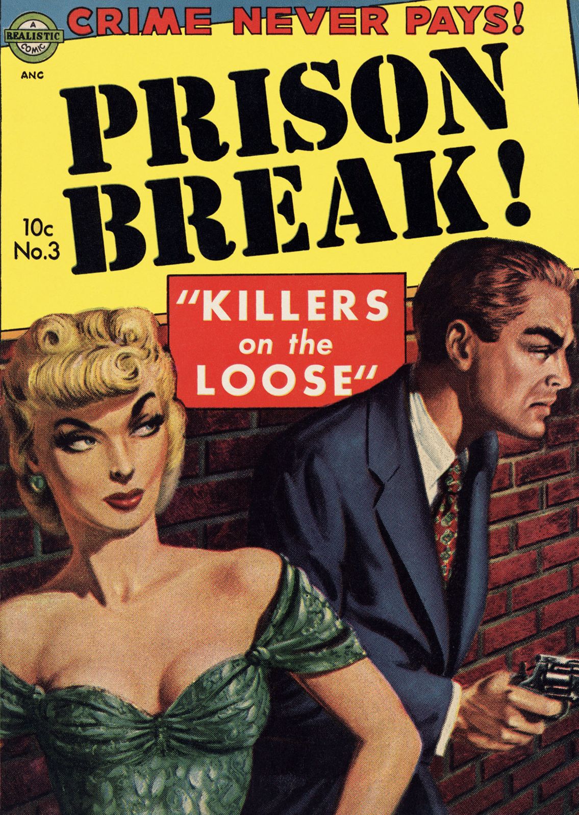 Prison Break Number 3 Crime Comic Book