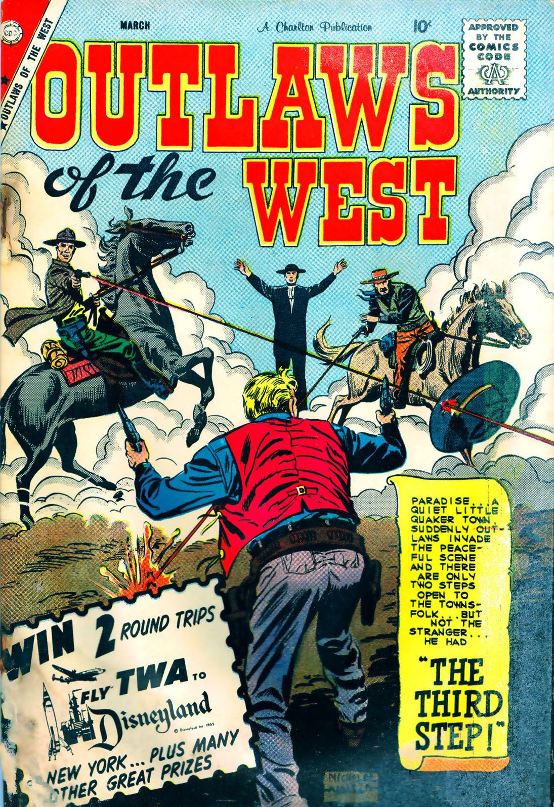 Outlaws Of The West Number 24 Western Comic Book