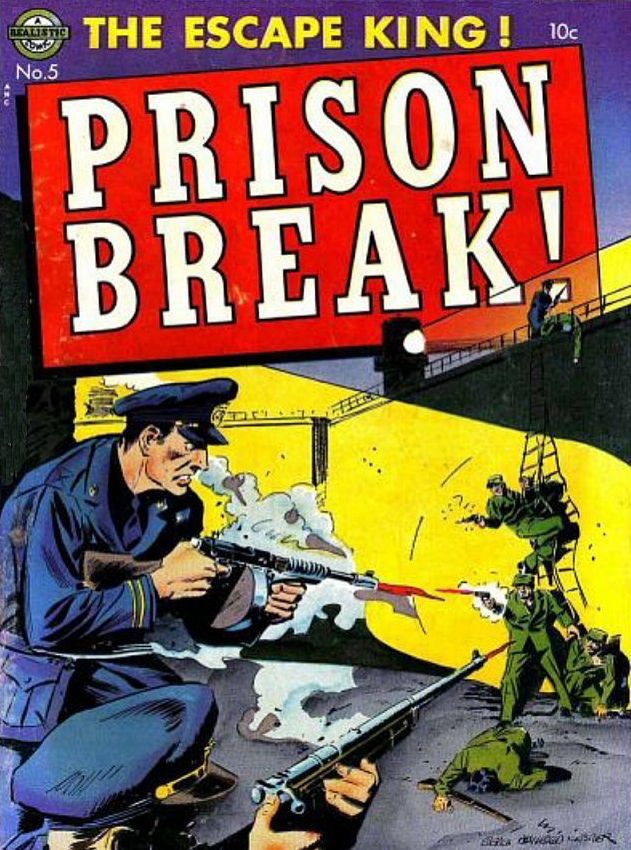 Prison Break Number 5 Crime Comic Book