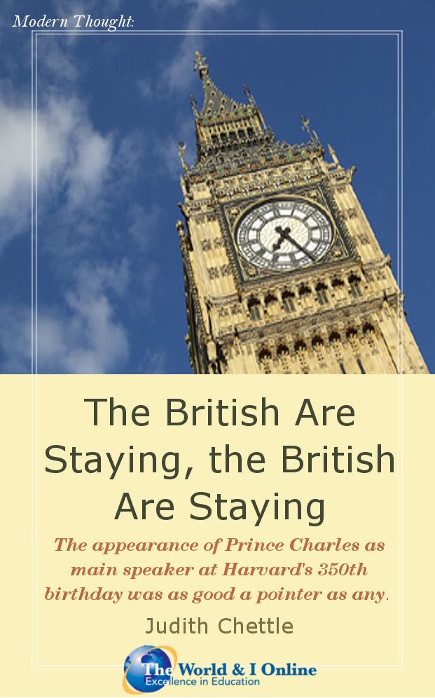 The British Are Staying, the British Are Staying