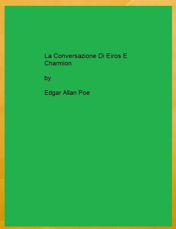 La Conversazione Di Eiros E Charmion