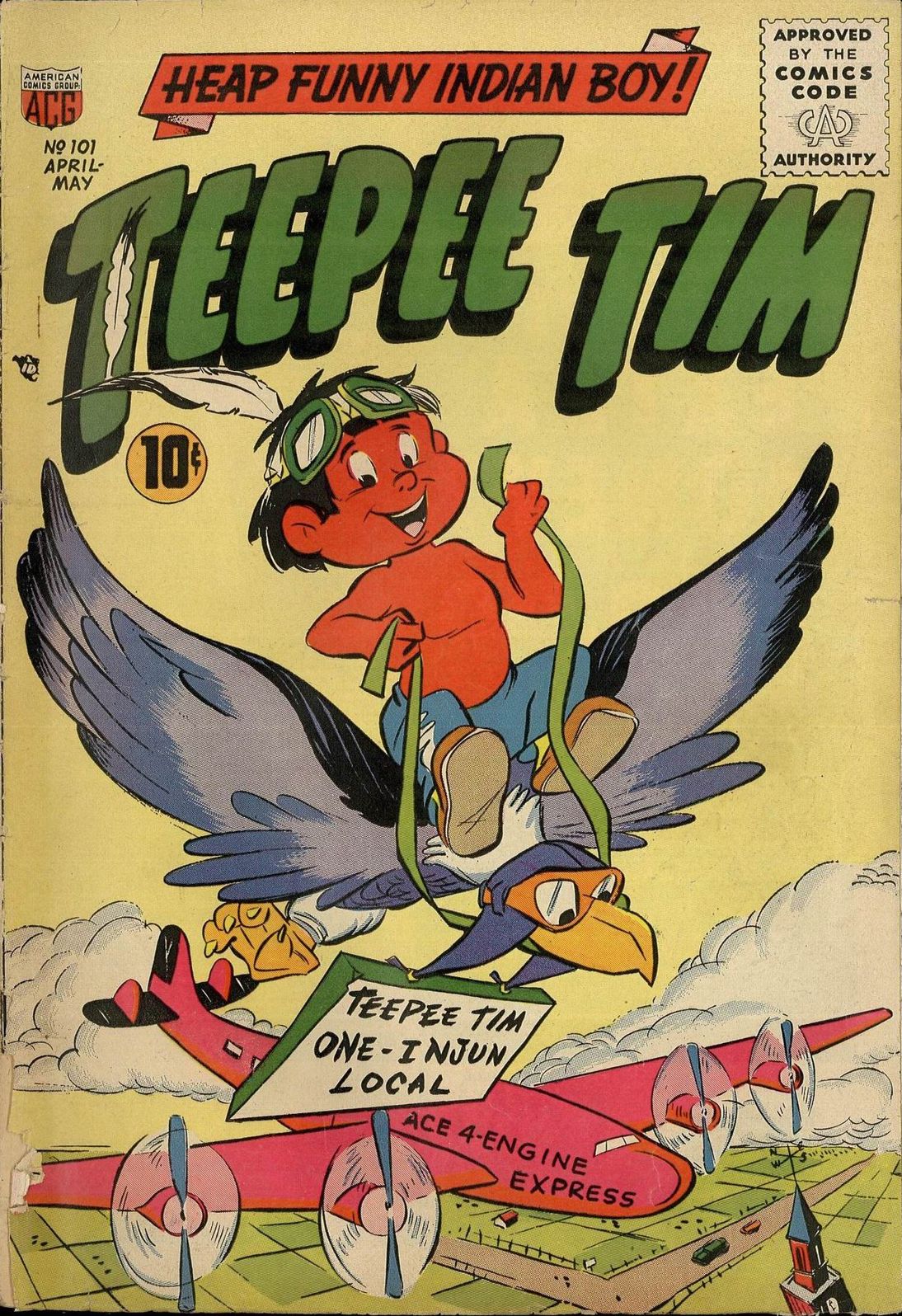Teepee Tim Number 101 Humor Comic Book