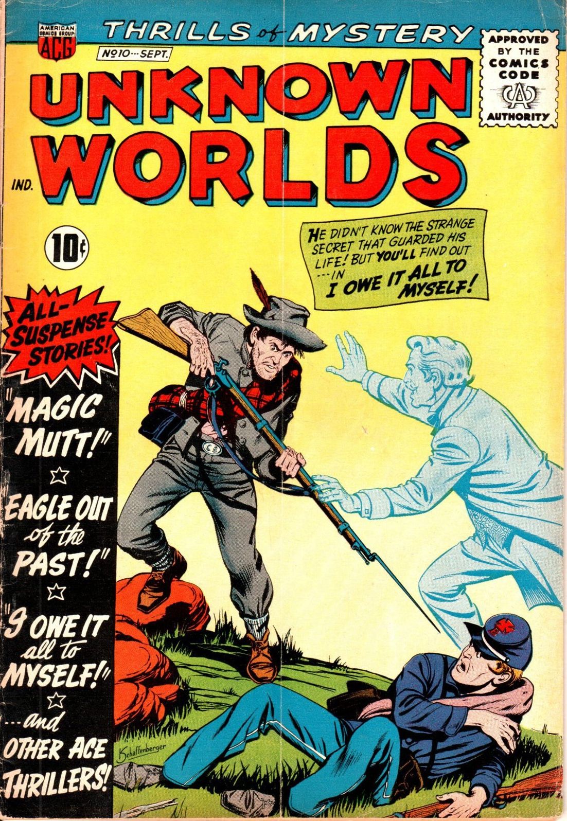 Unknown Worlds Number 10 Horror Comic Book