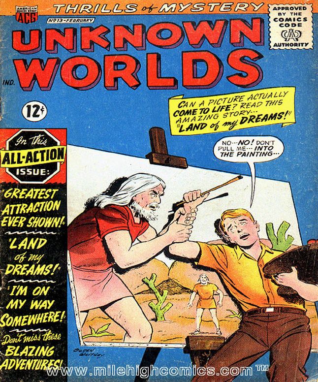 Unknown Worlds Number 13 Horror Comic Book
