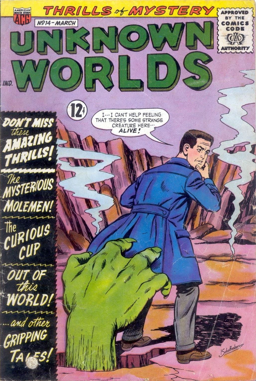 Unknown Worlds Number 14 Horror Comic Book
