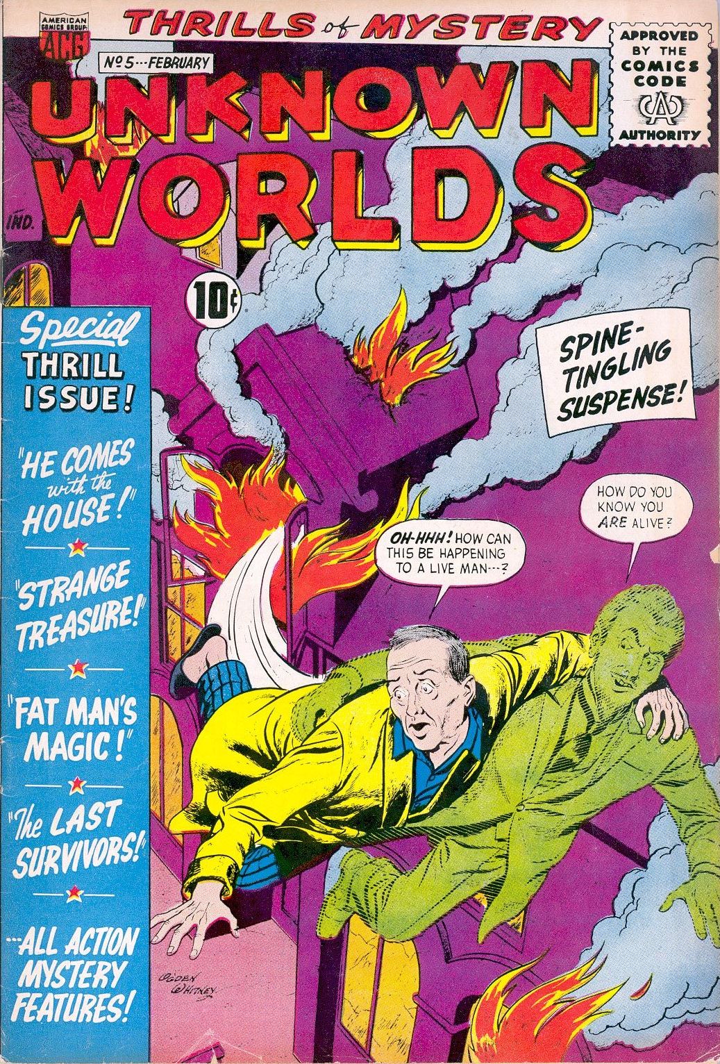 Unknown Worlds Number 5 Horror Comic Book