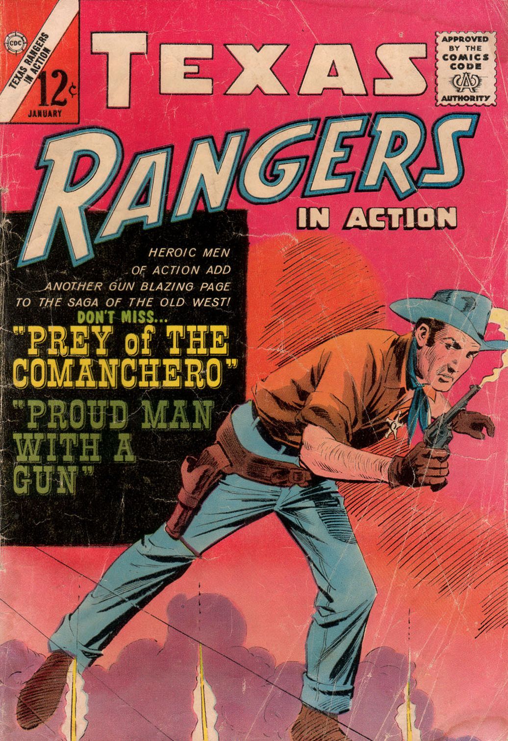 Texas Rangers in Action Number 48 Western Comic Book