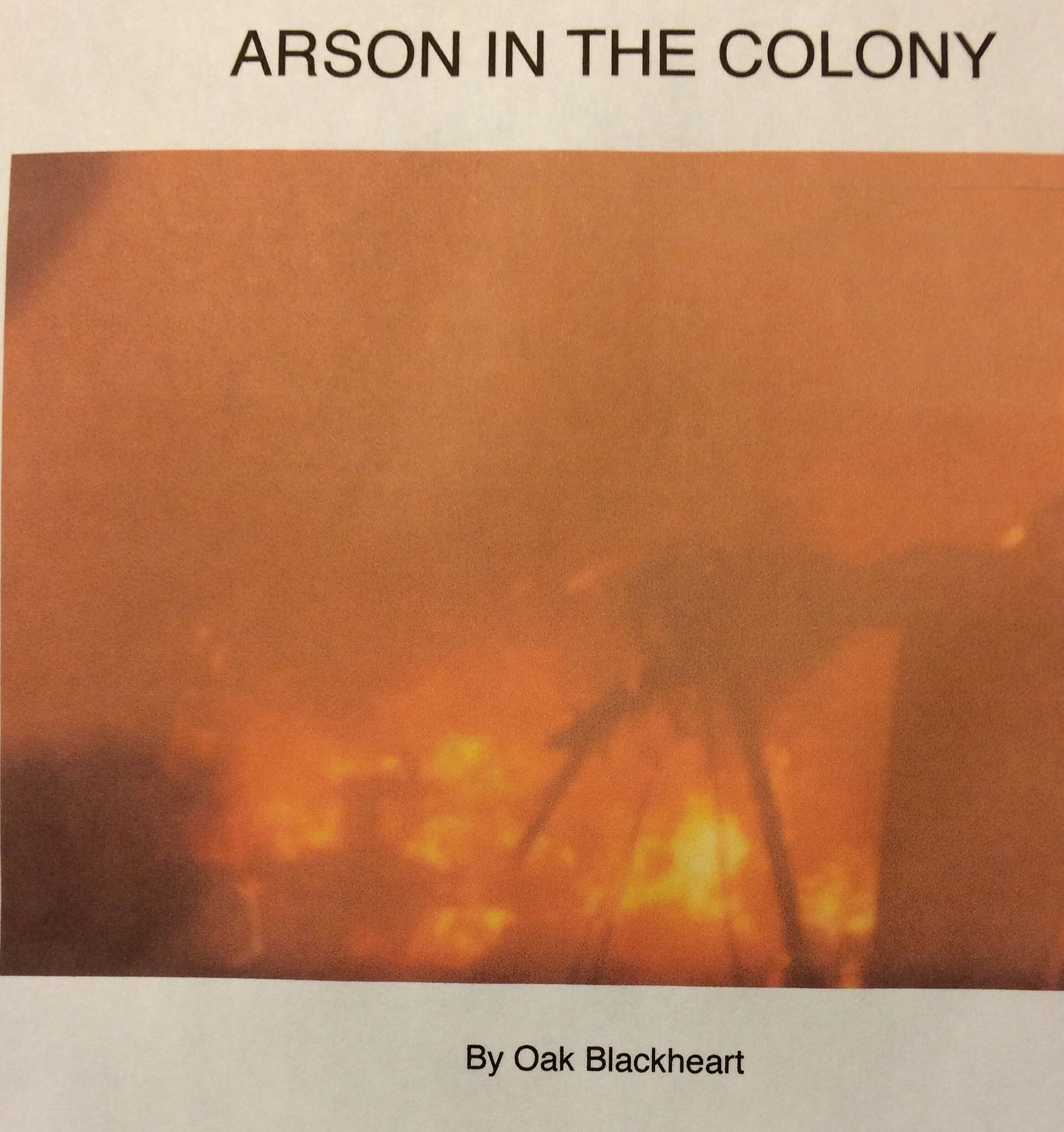 Arson In The Colony