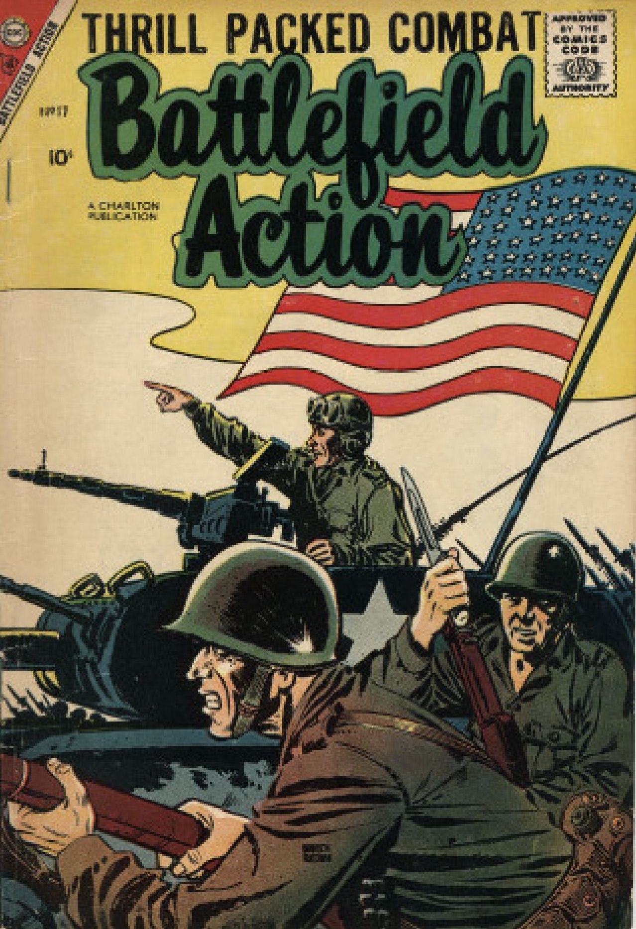 Battlefield Action Number 17 War Comic Book