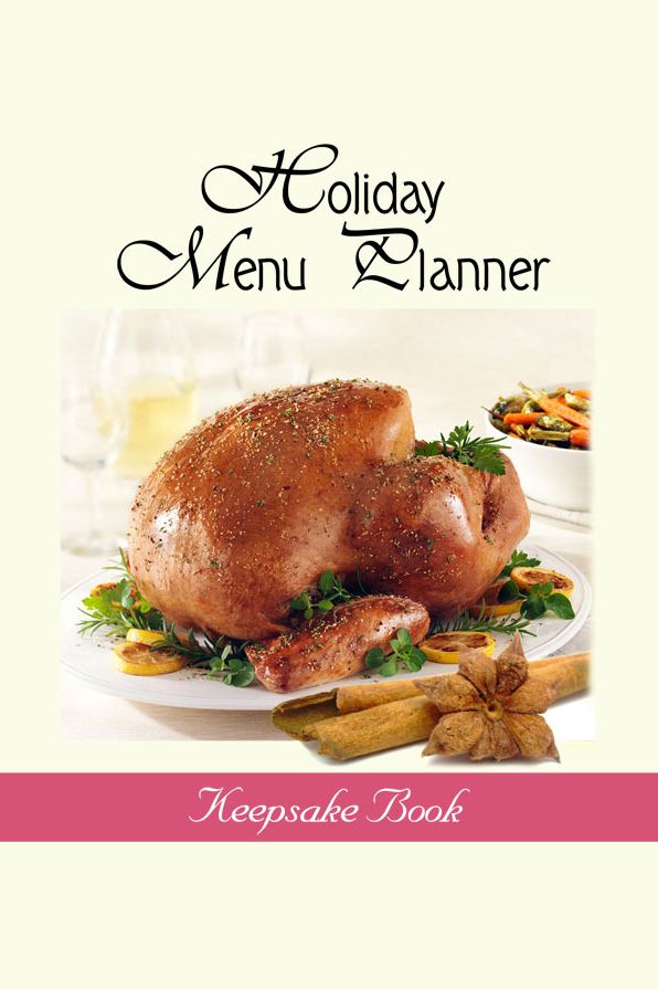 Holiday Menu Planner Keepsake Book
