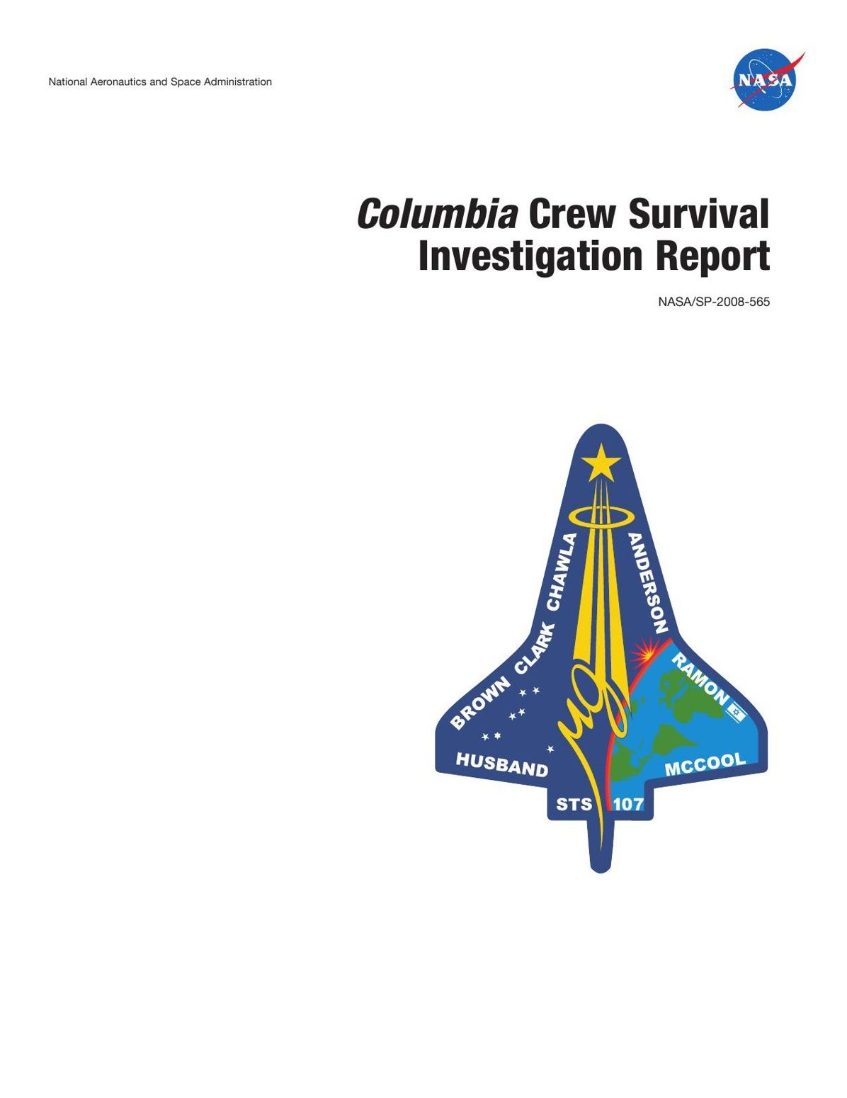 Columbia Crew Survival Investigation Report