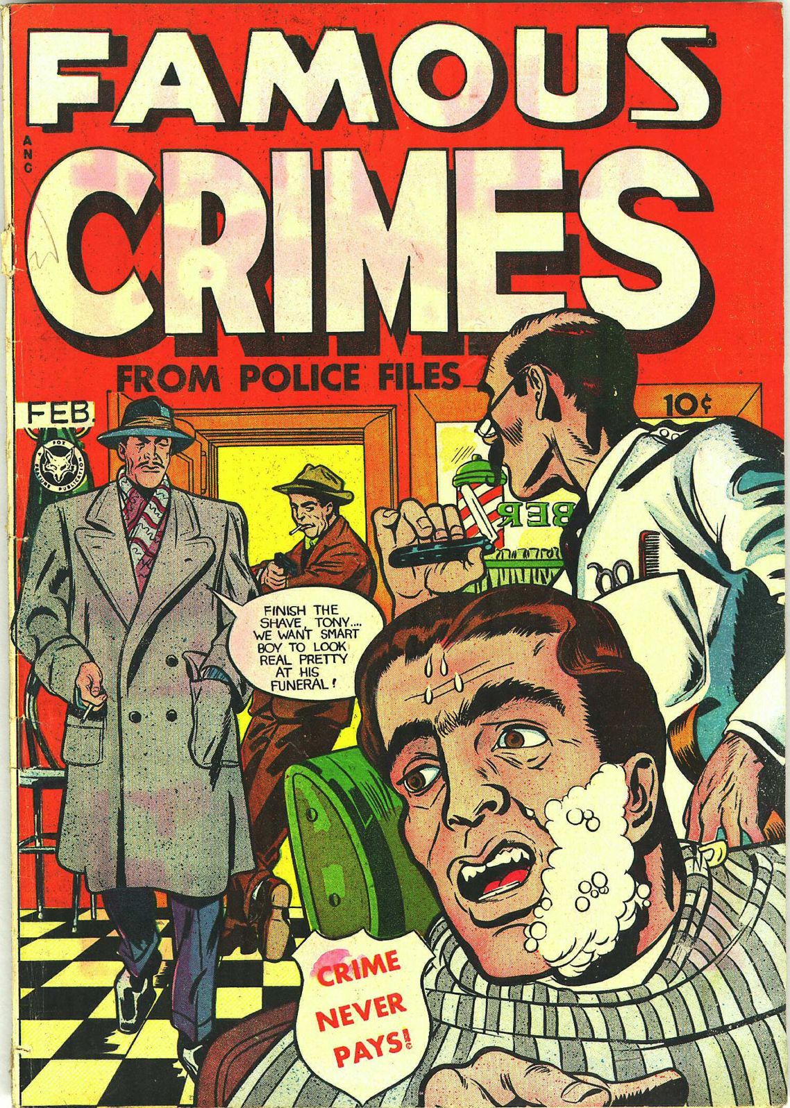 Famous Crimes Number 6 Crime Comic Book