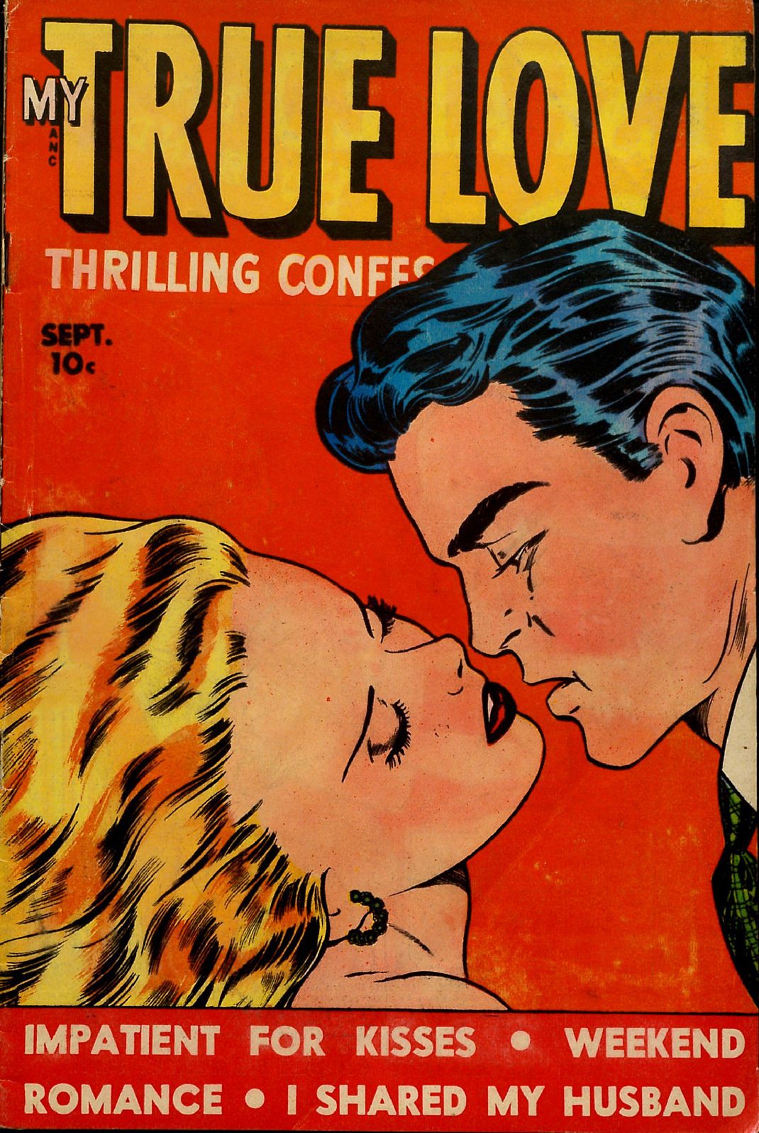 My True Love Number 66 Love Comic Book